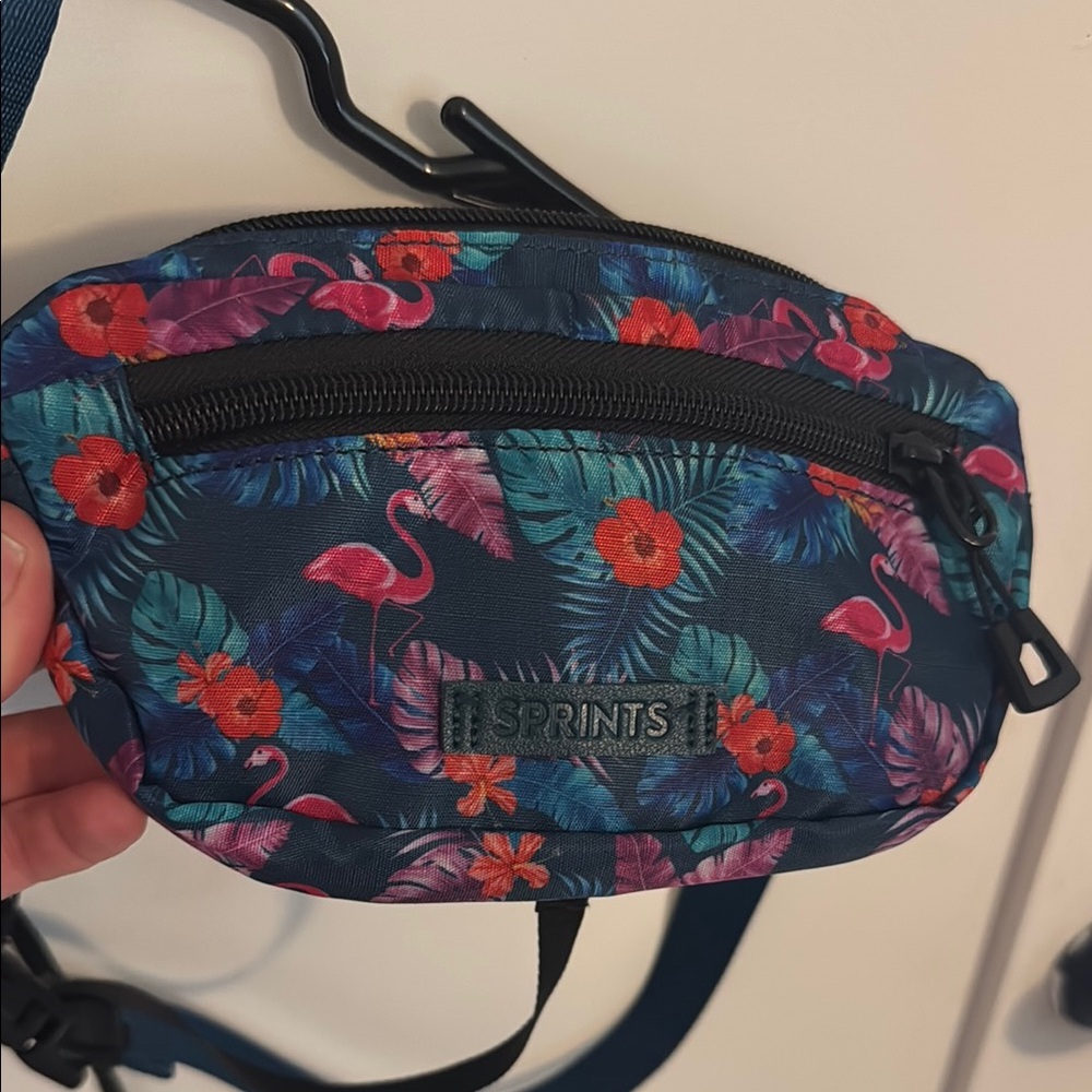 Floral Flamingo Print Sprints running Bag